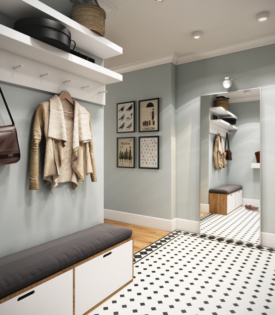 Современный интерьер прихожей