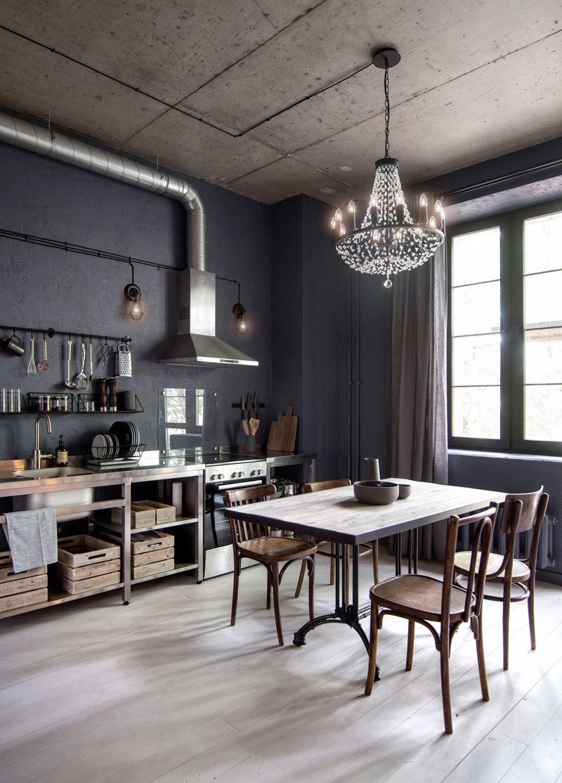 Квартира в стиле лофт