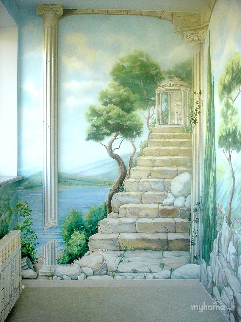 Живописная роспись стен