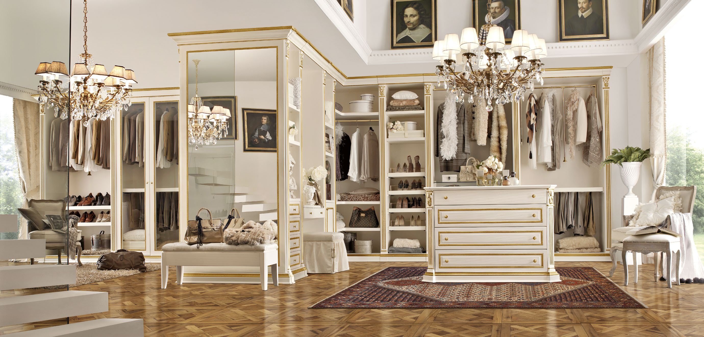 Классический комната мебель. Гардеробная Benedetti Luxury. Гардеробная Luxury Benedetti mobili. Шикарная гардеробная. Гардеробные классические.