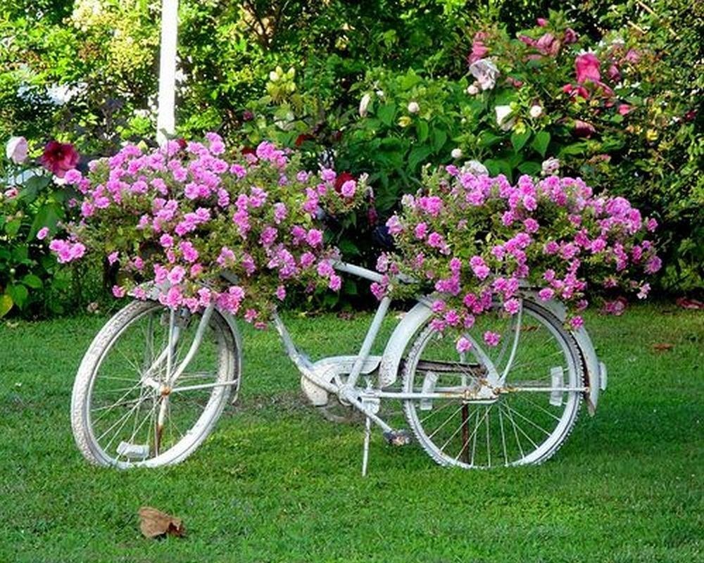 Подставка для цветов Велосипед