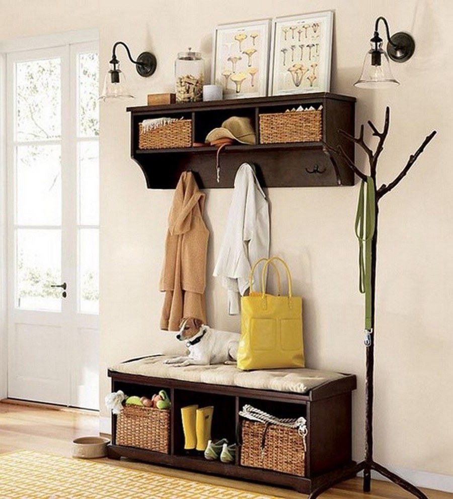 Полки в маленькую прихожую