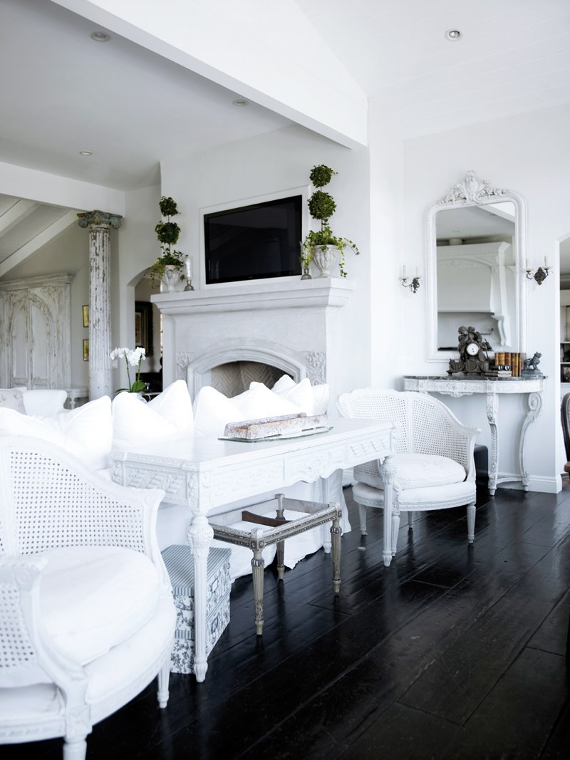 Белый дом интерьер