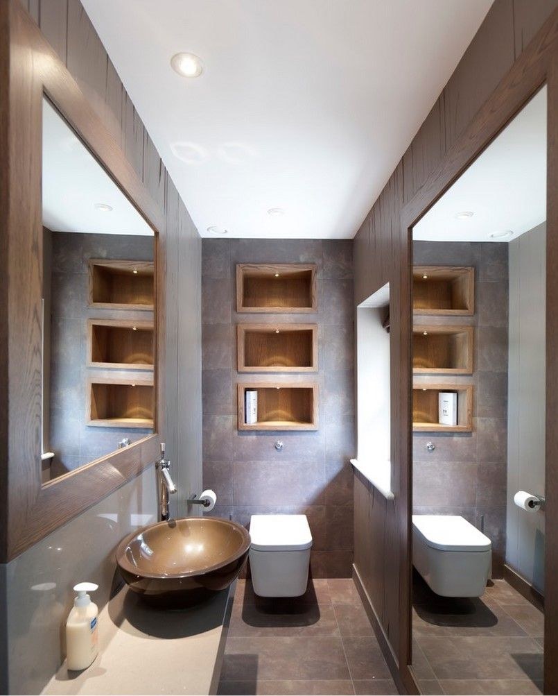 Стильные туалетные комнаты