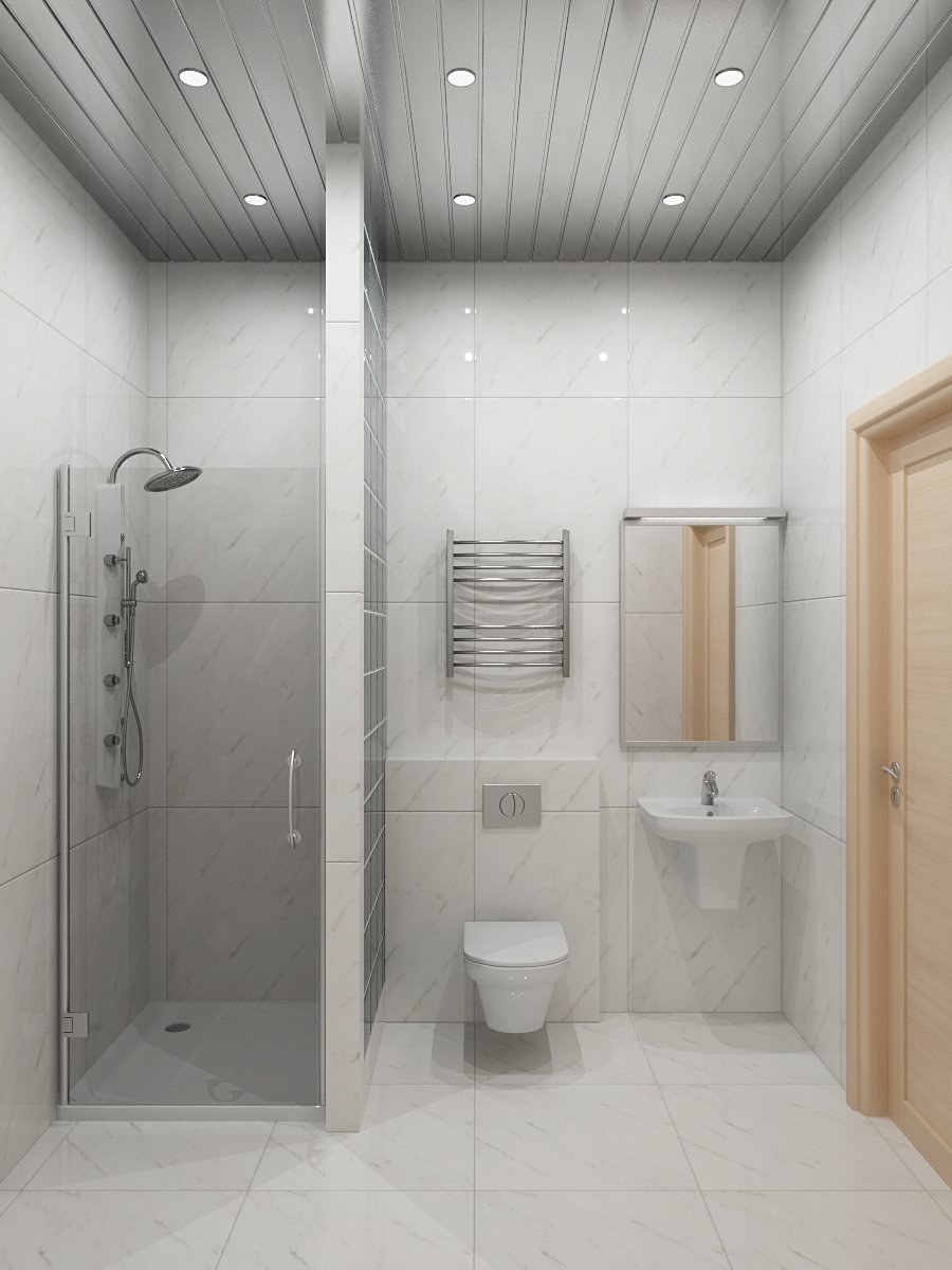 Душевая и туалет совмещенные