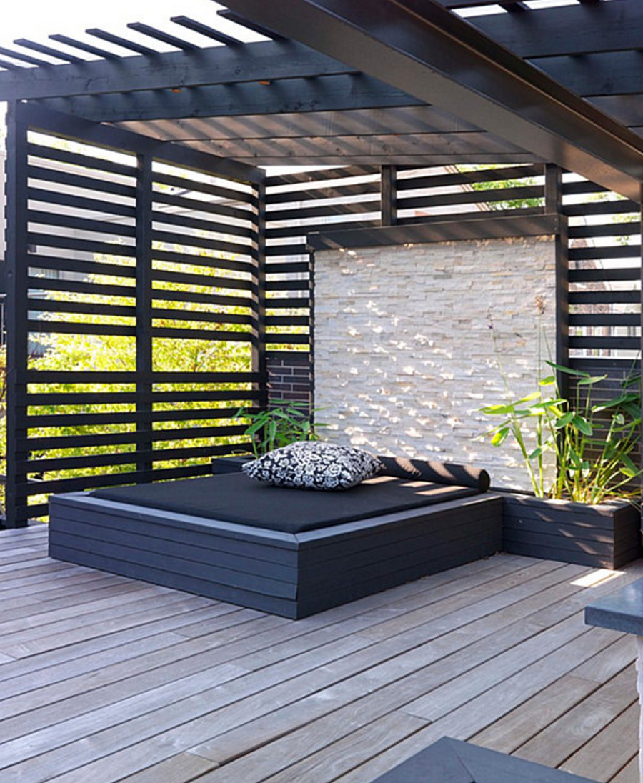 Беседка из планкена