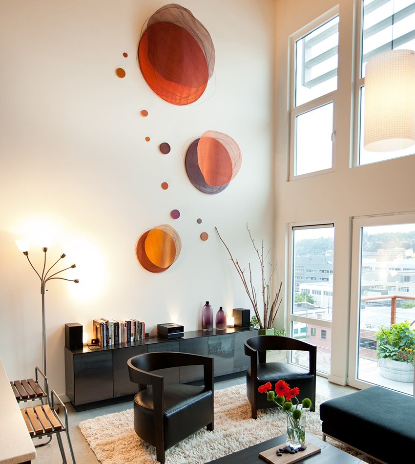 Необычный декор стен