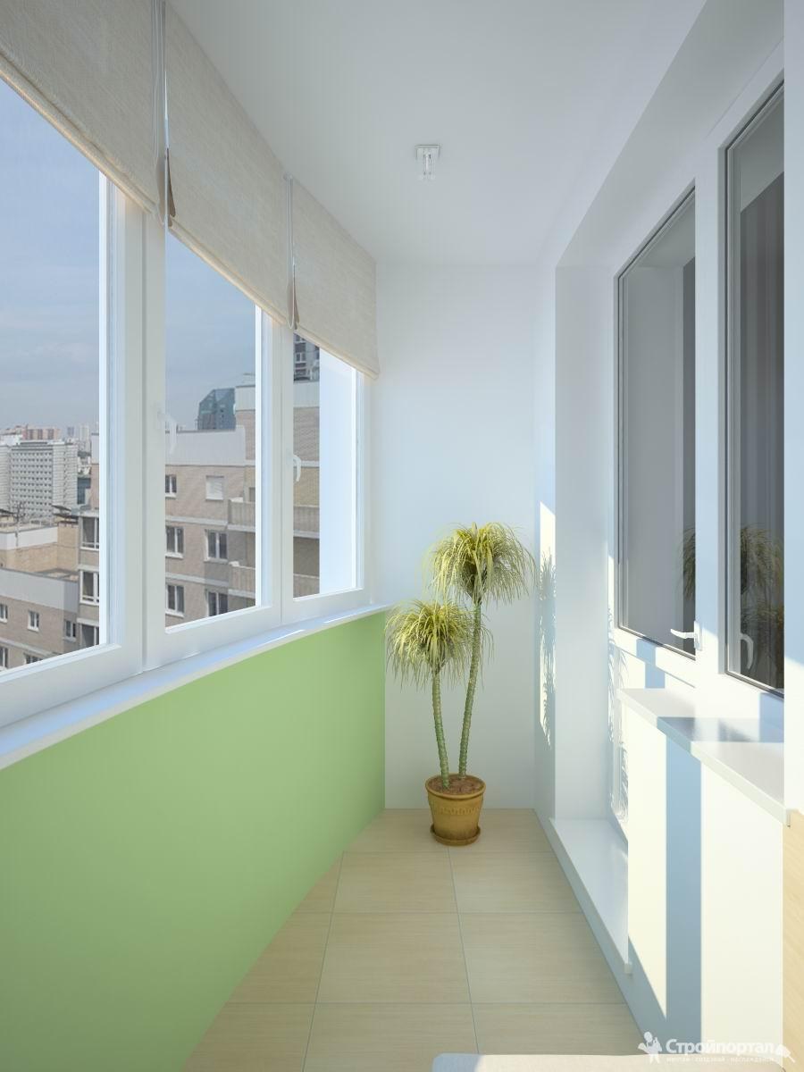 Внутренняя отделка лоджии