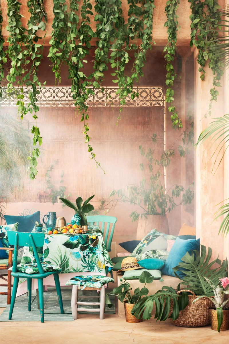 Тропический стиль в интерьере