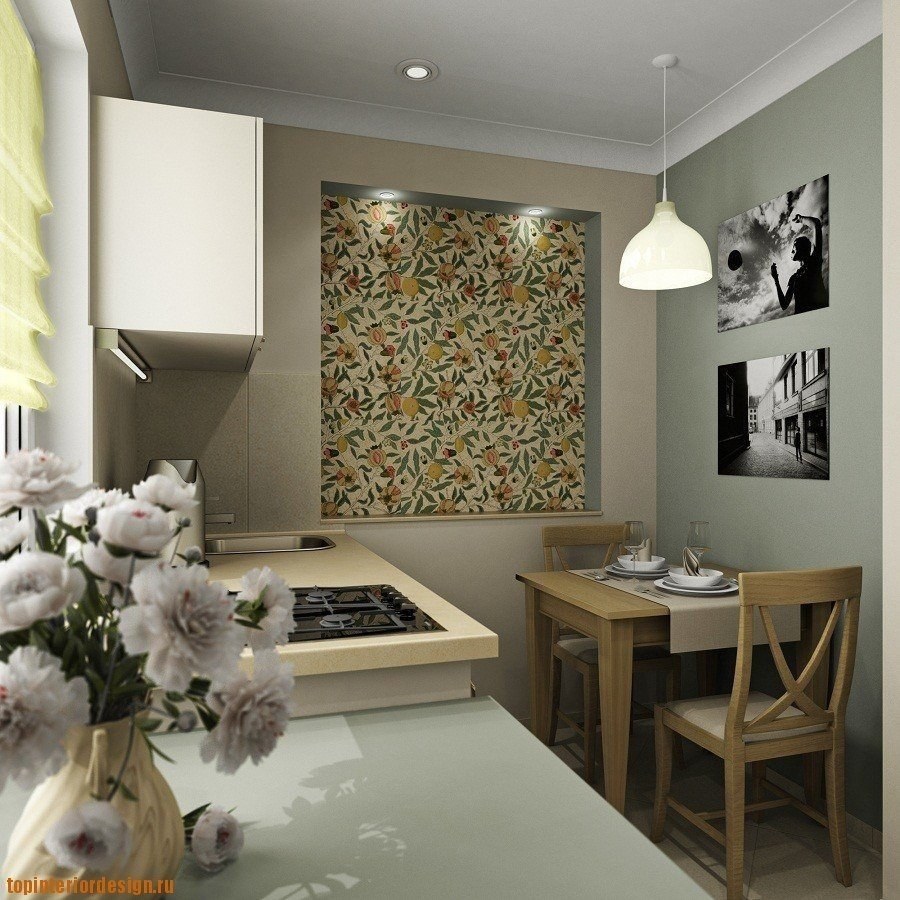 Стены на кухне в хрущевке