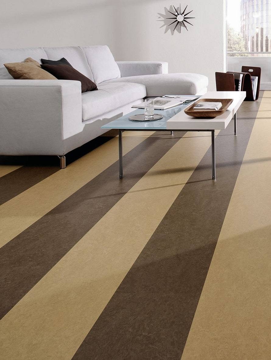 Линолеум в интерьере