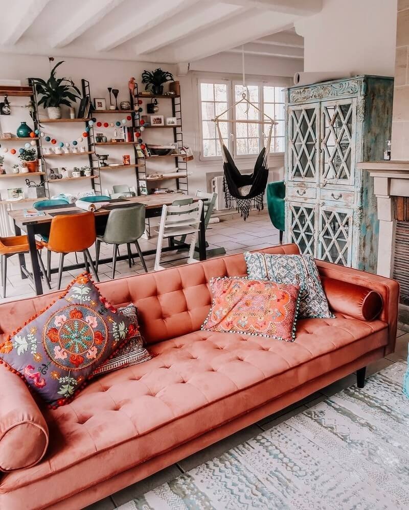 Нео бохо интерьер