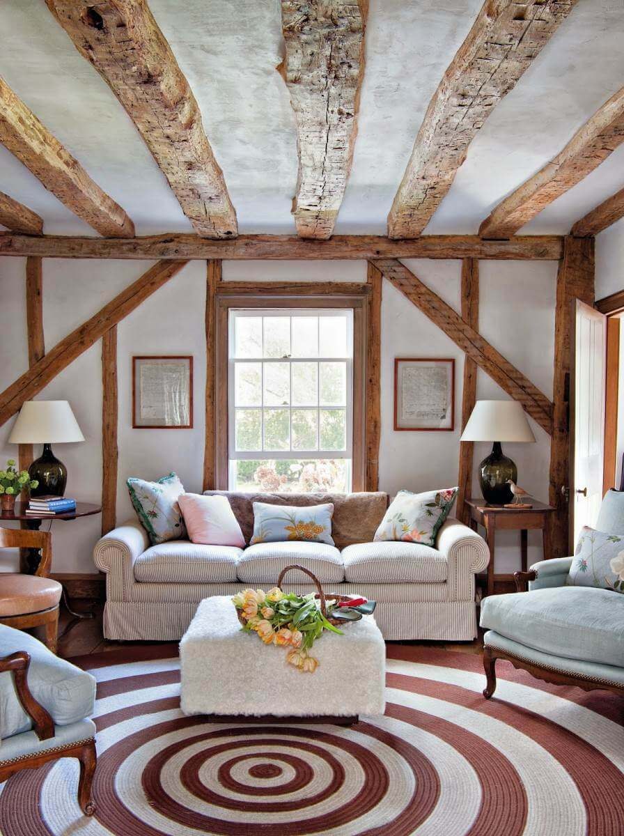 Фальшбалки в интерьере Прованс