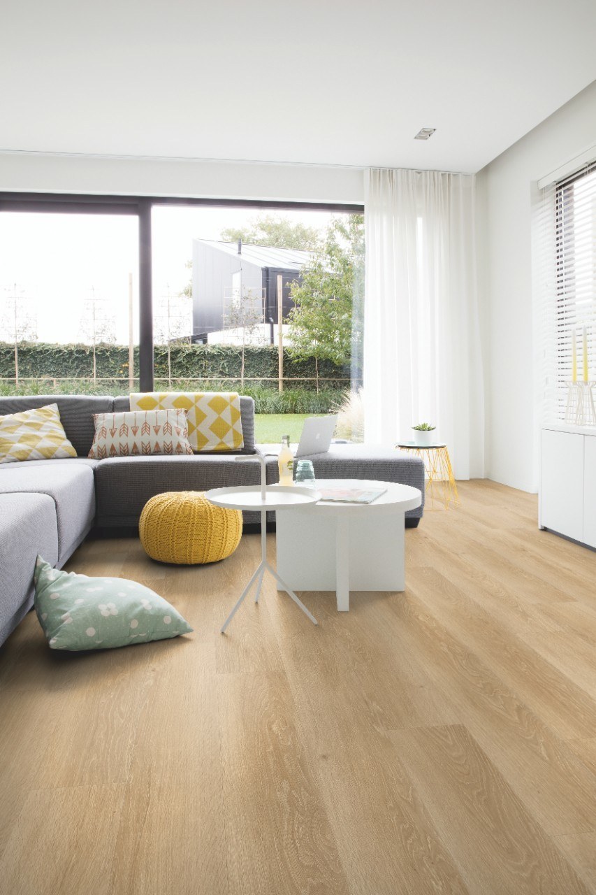 Дуб морской ламинат Квик степ