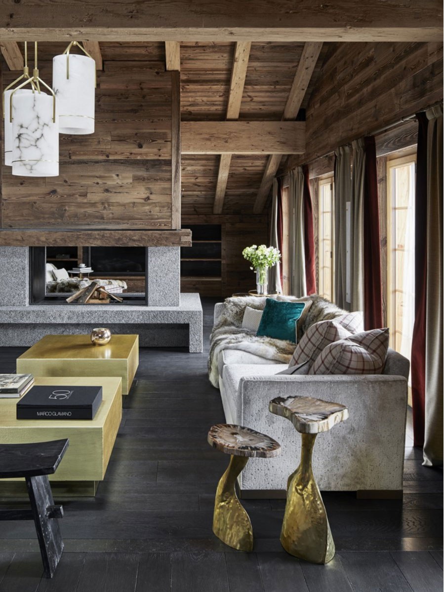 Интерьер Шале в Швейцарии