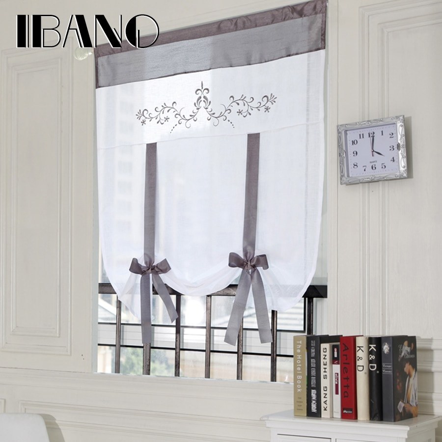 Римская штора с бантами