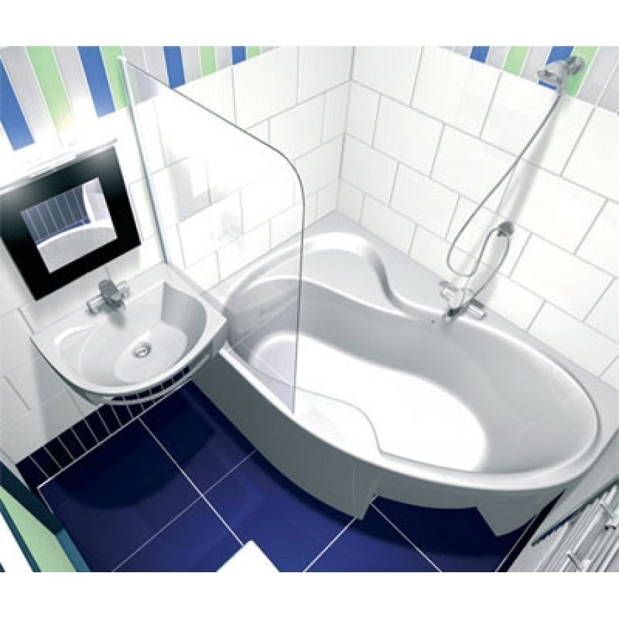 Ванна Rosa II 150x105 l белая ck21000000