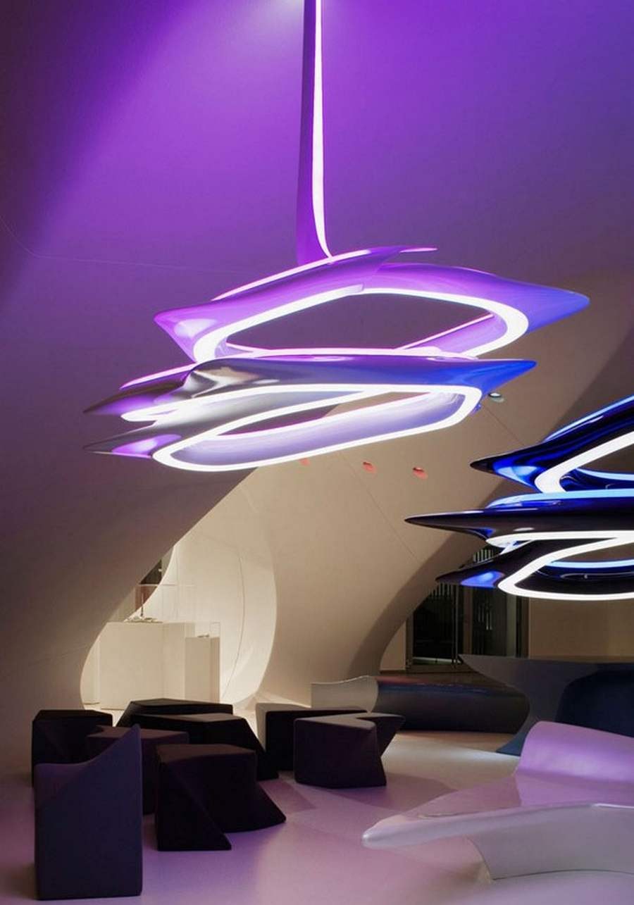 Светильник Chandelier Vortexx Заха Хадид