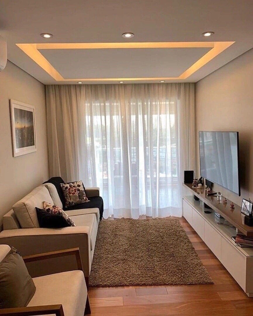 Гостиная в кофейных тонах