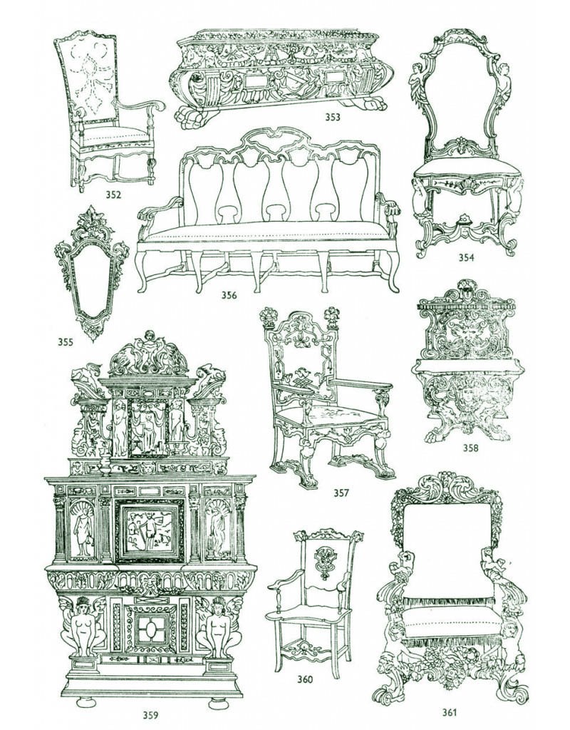 Мебель эпохи Барокко 17 века