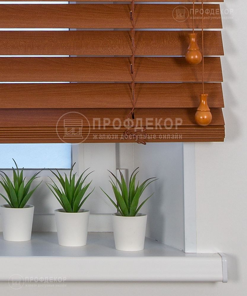 Деревянные жалюзи ламель 50мм. Гранд система