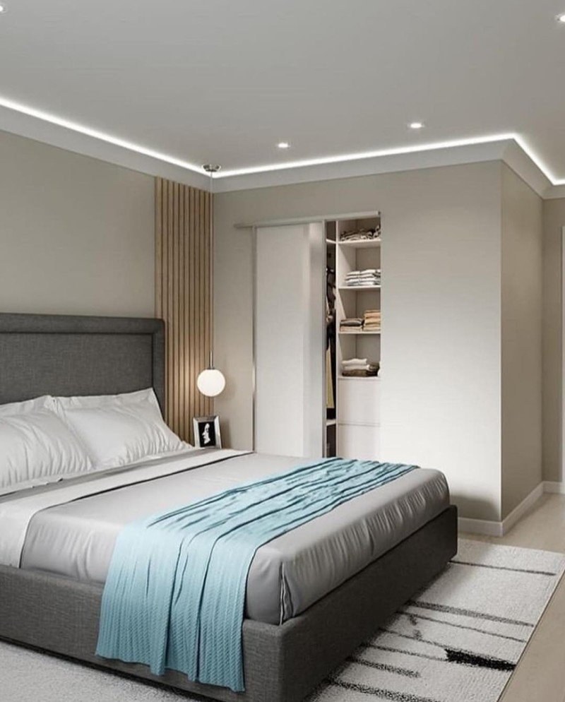 Потолок в спальне