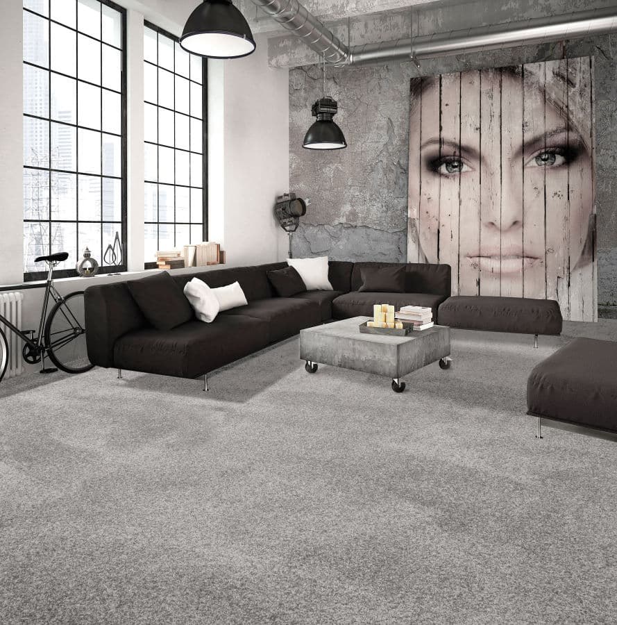 Черный интерьер комнаты