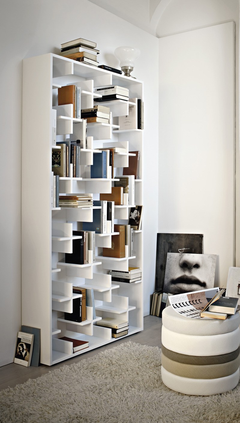 Необычные книжные стеллажи