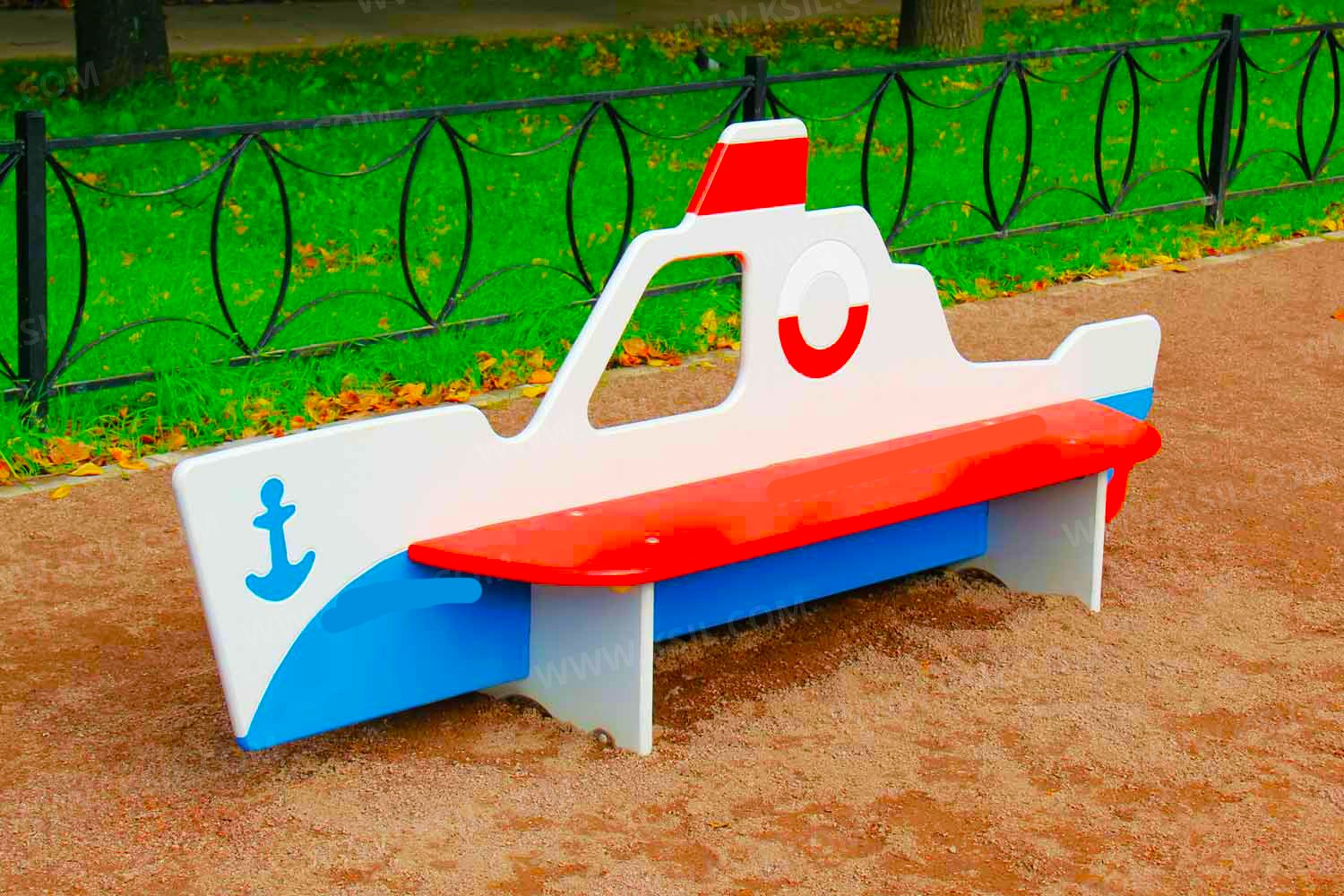 Уличная детская площадка в виде корабля DIO-415 ✅ хорошие характеристики