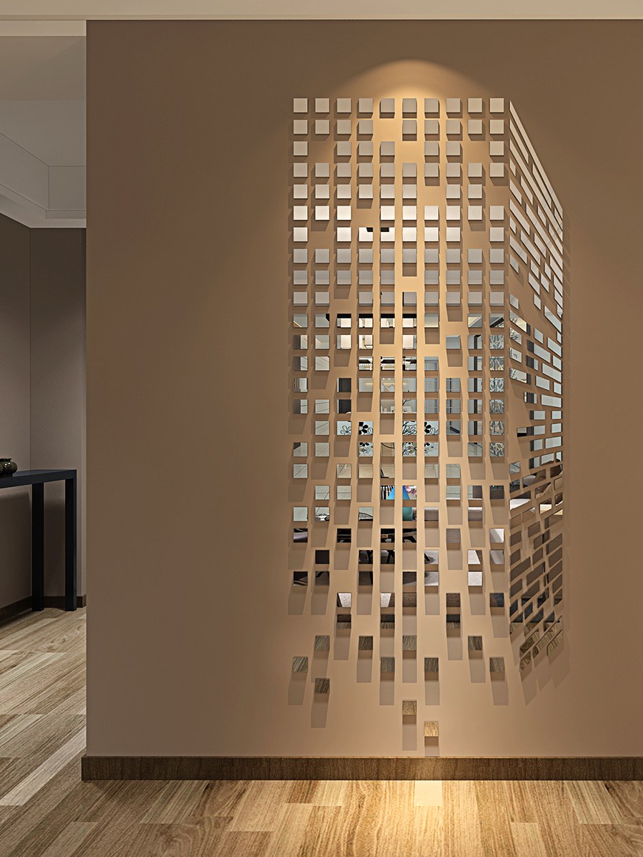 Декоративные панно из зеркал