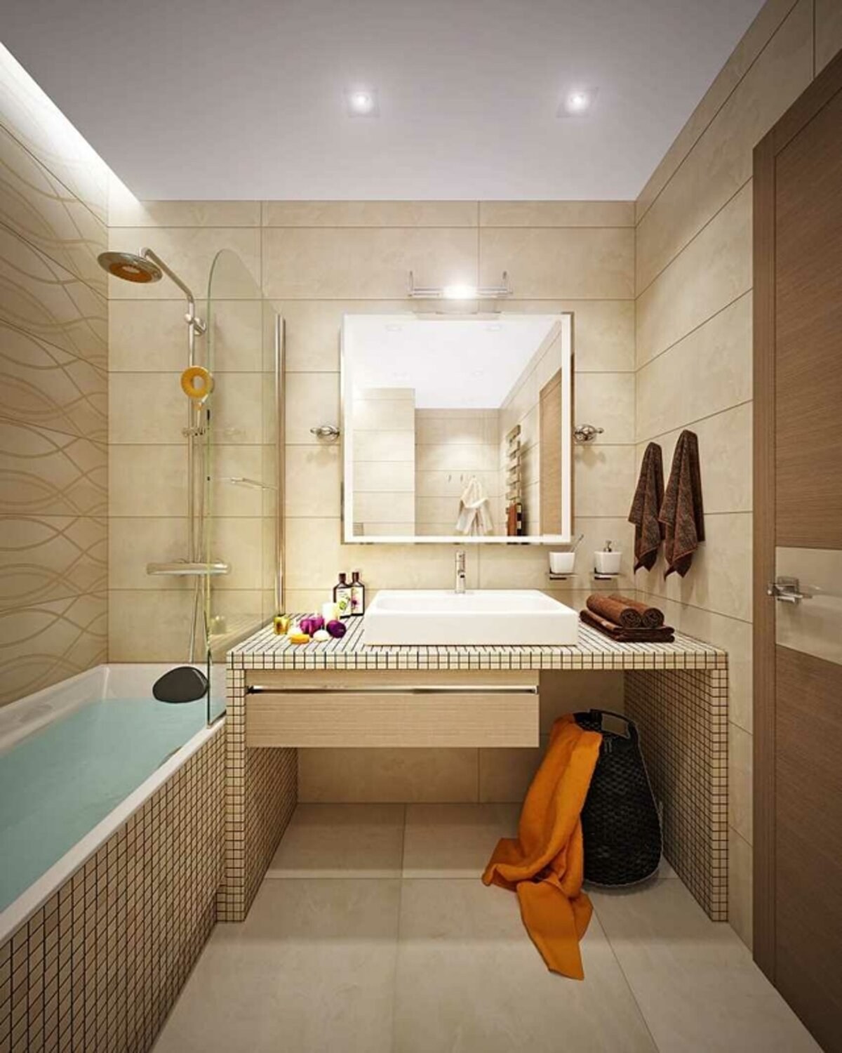Фото небольшой ванной комнаты. Уютная ванная комната. Дизайнерские решения для ванной комнаты. Небольшие Ванные комнаты. Уютная маленькая ванная.