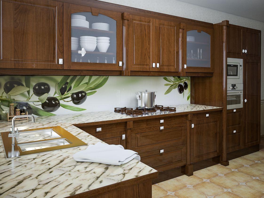 альбико кухонные фартуки фото в интерьере