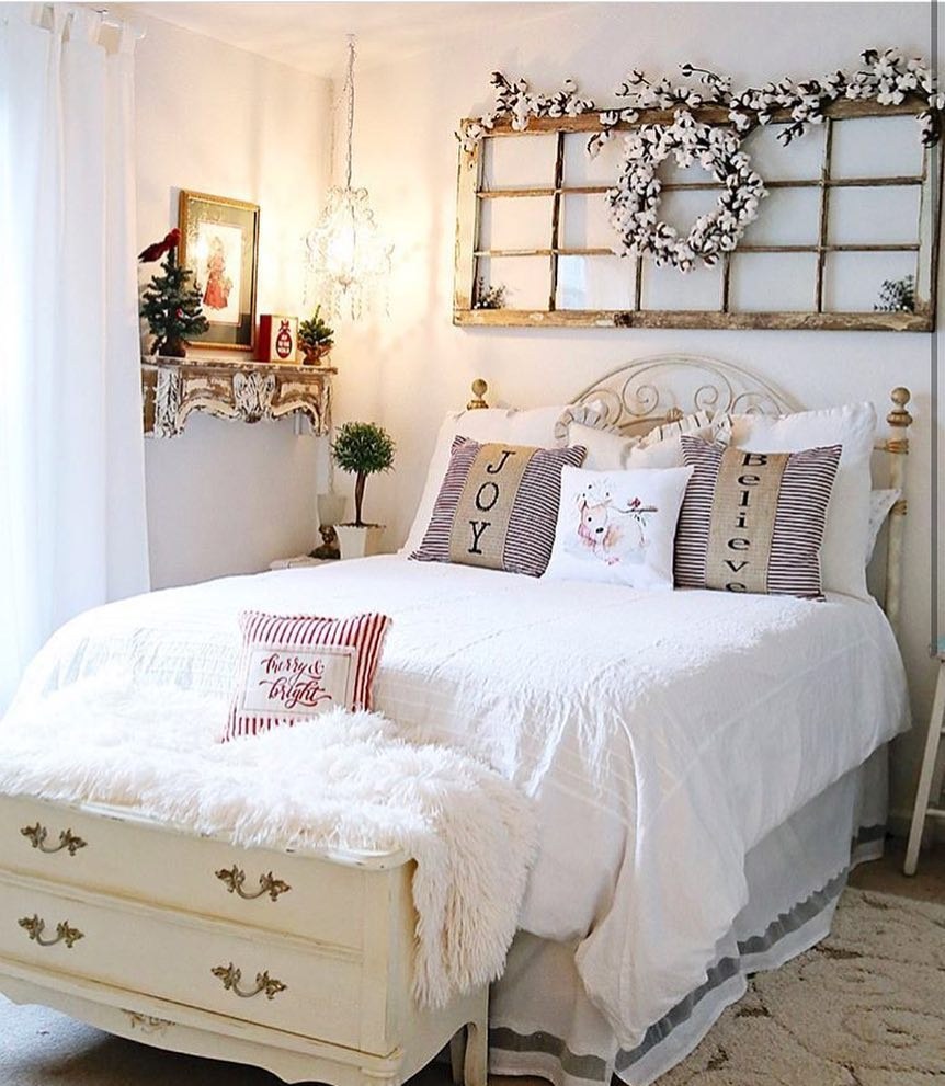 Спальня в стиле фармхаус