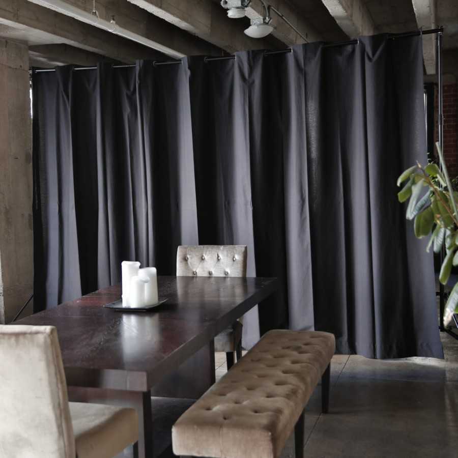 Шторы в стиле лофт
