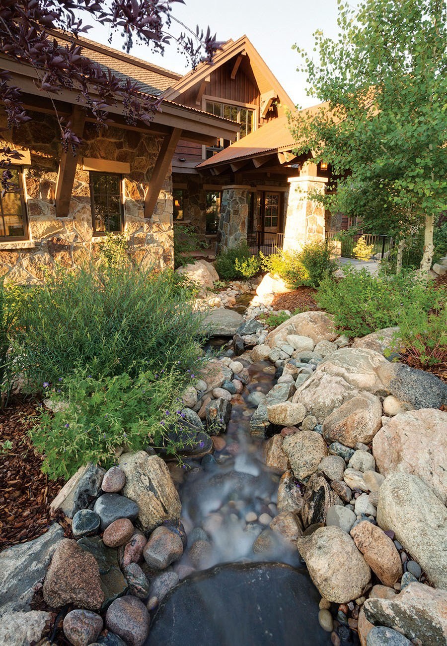 Ландшафт в стиле Шале