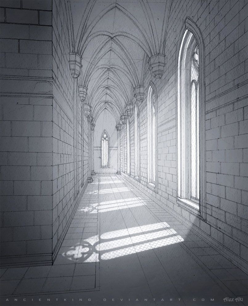 Готическое окно отмывка