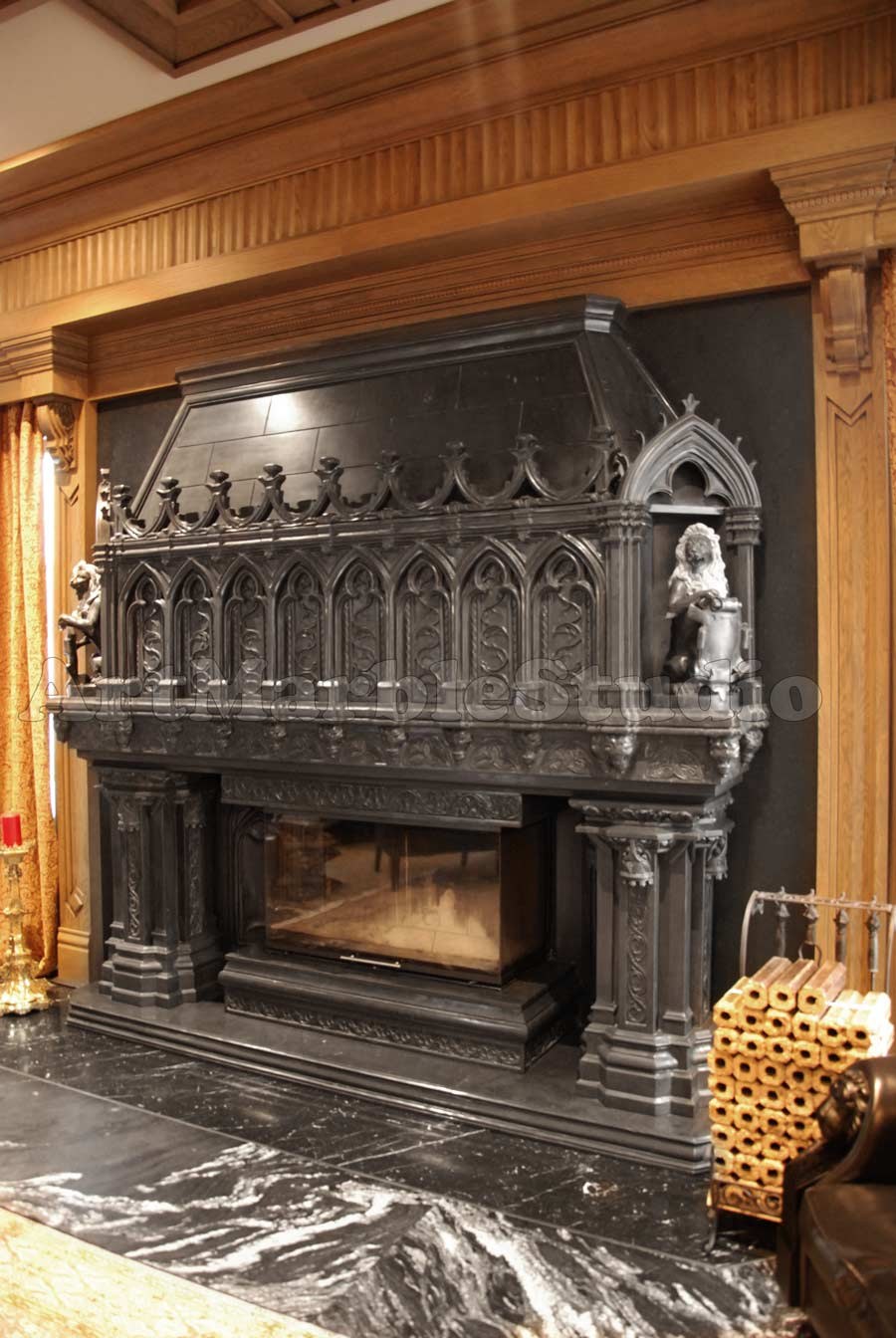 Камин Готика