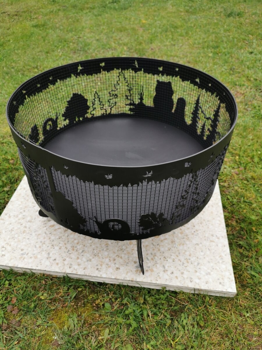 Костровая чаша Ежик в тумане