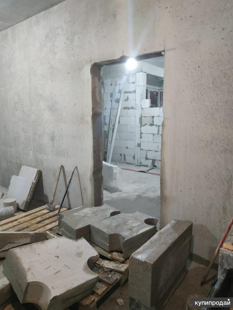 Вырубка проема в бетонной стене (65 фото)