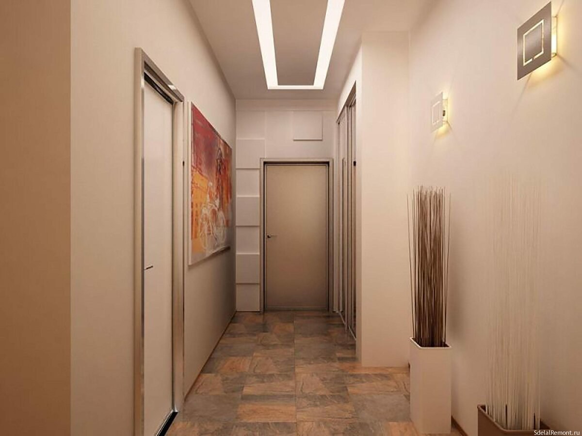 Дизайн коридора в квартире гостиничного типа