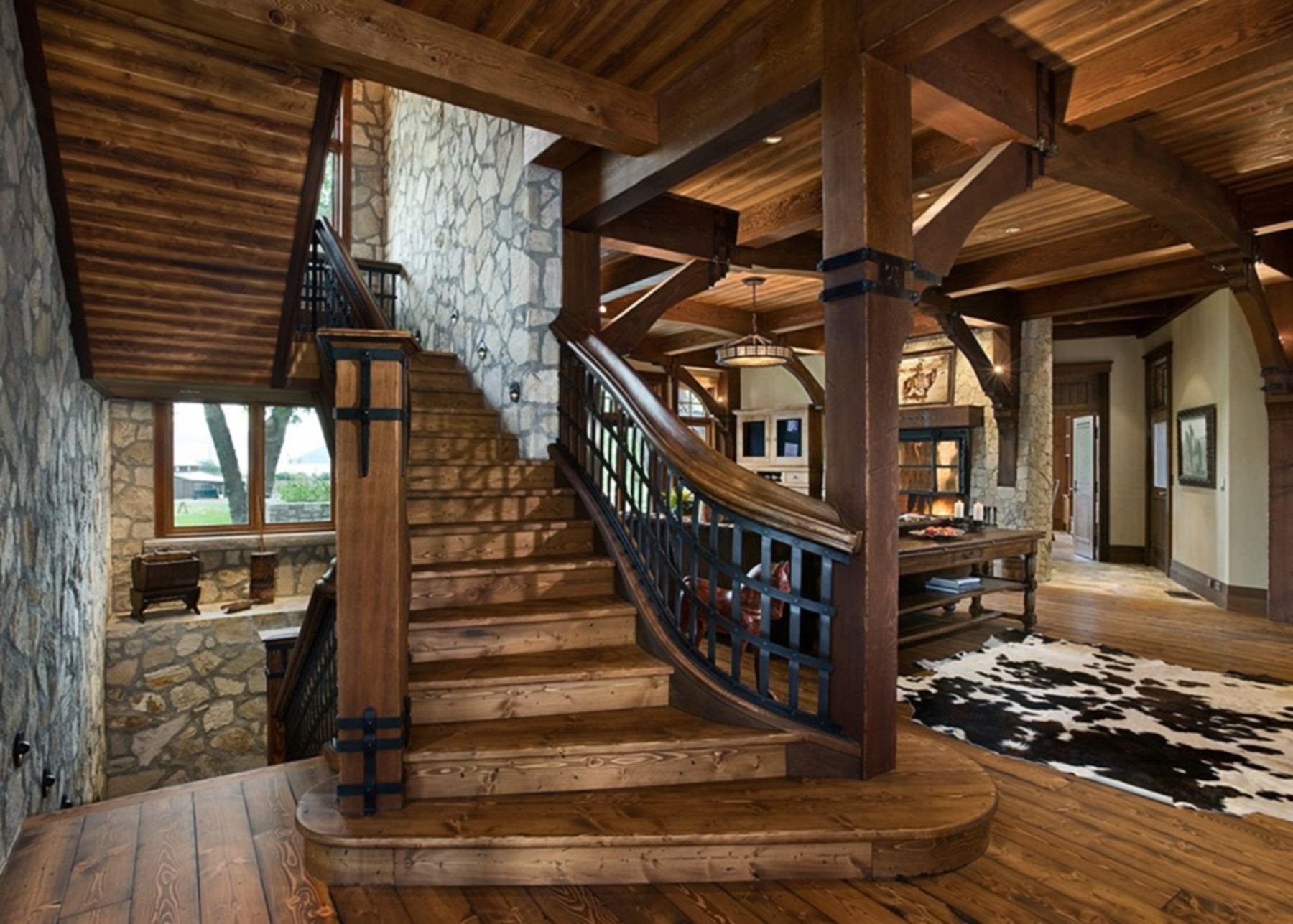 Красив дома из дерева. Лестница на второй этаж в рустикальном стиле. Баварский Шале камень и дерево. Лестница в стиле Шале. Фахверк лестница.