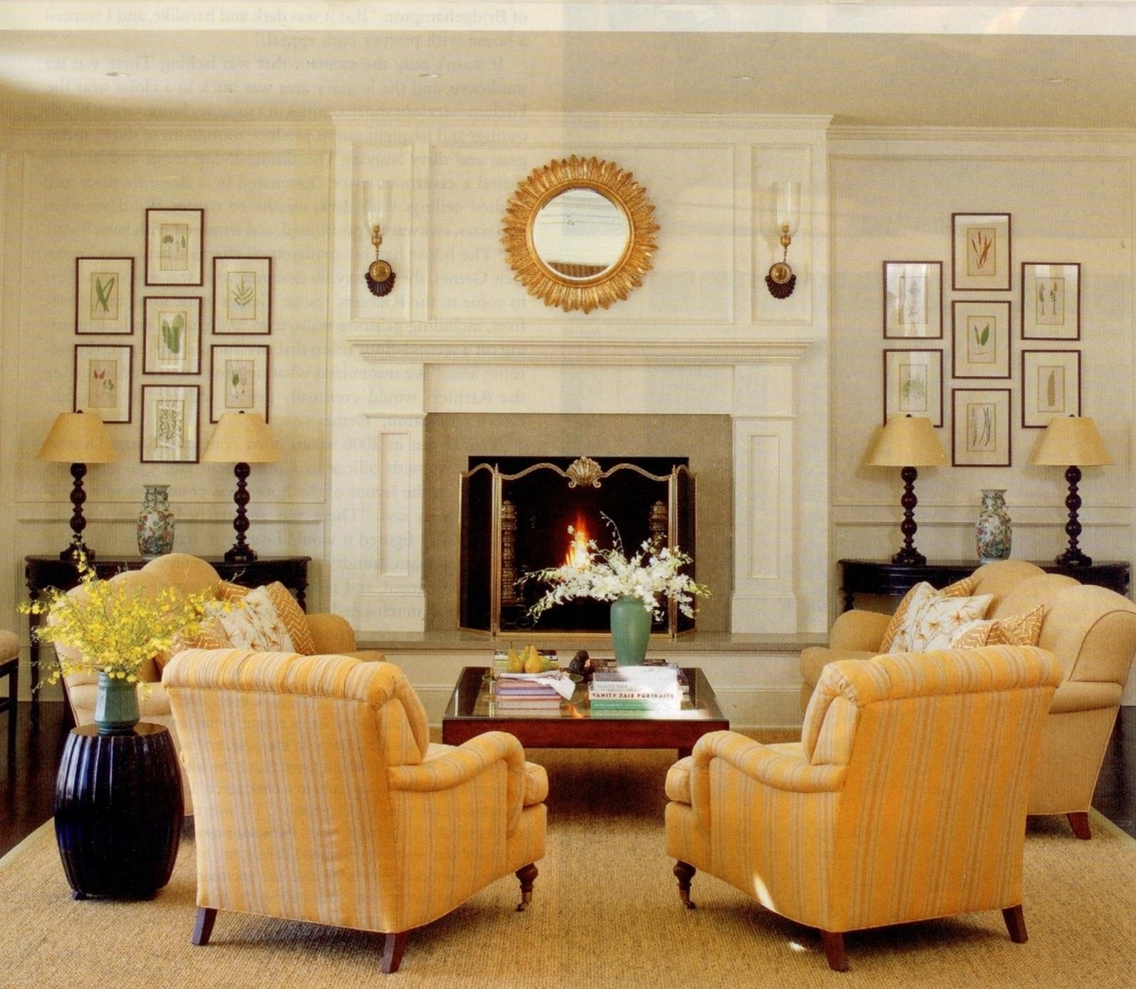 Hall living room. Симметричная композиция в интерьере. Камины в интерьере гостиной. Камин в классическом интерьере. Симметрия в классическом интерьере.