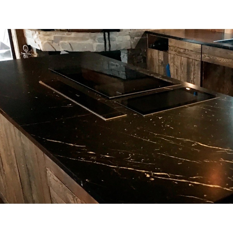 Мрамор Nero Marquina столешница