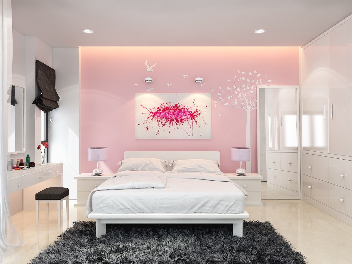 Спальня в розовых тонах. Спальня в розовом стиле. Розовые стены в спальне. Спальня в бело розовых тонах.