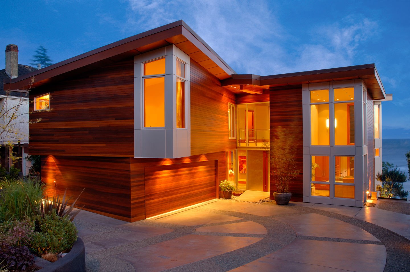Современные деревянные теплые домики