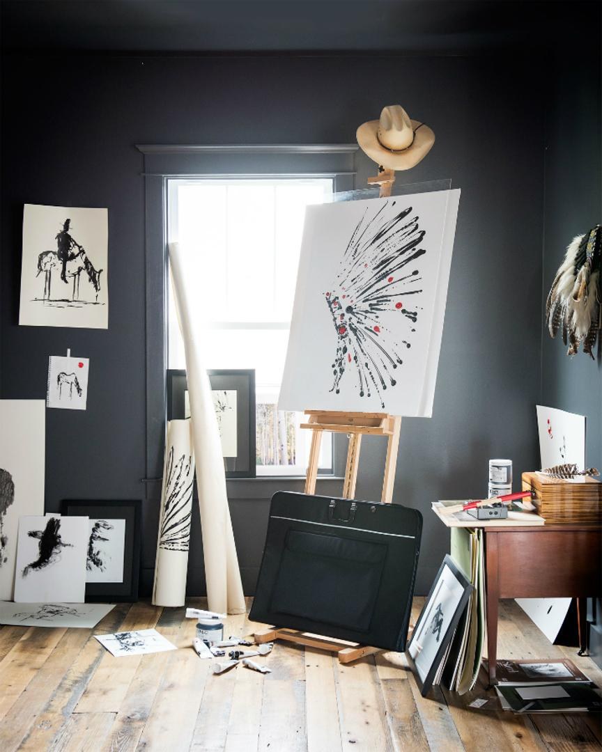 Комната художника