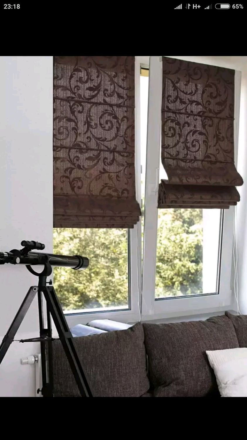 Римские шторы Delfa Siena Fantasy 160х73см