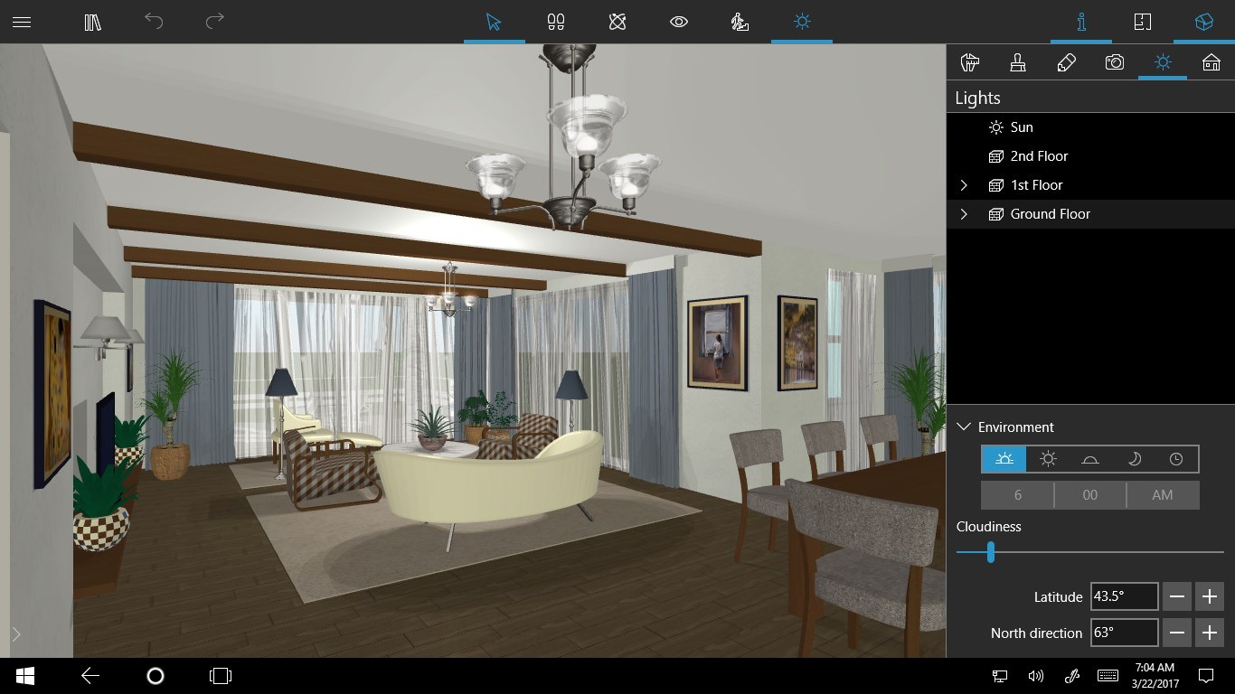 Приложение 3д моделирование комнаты