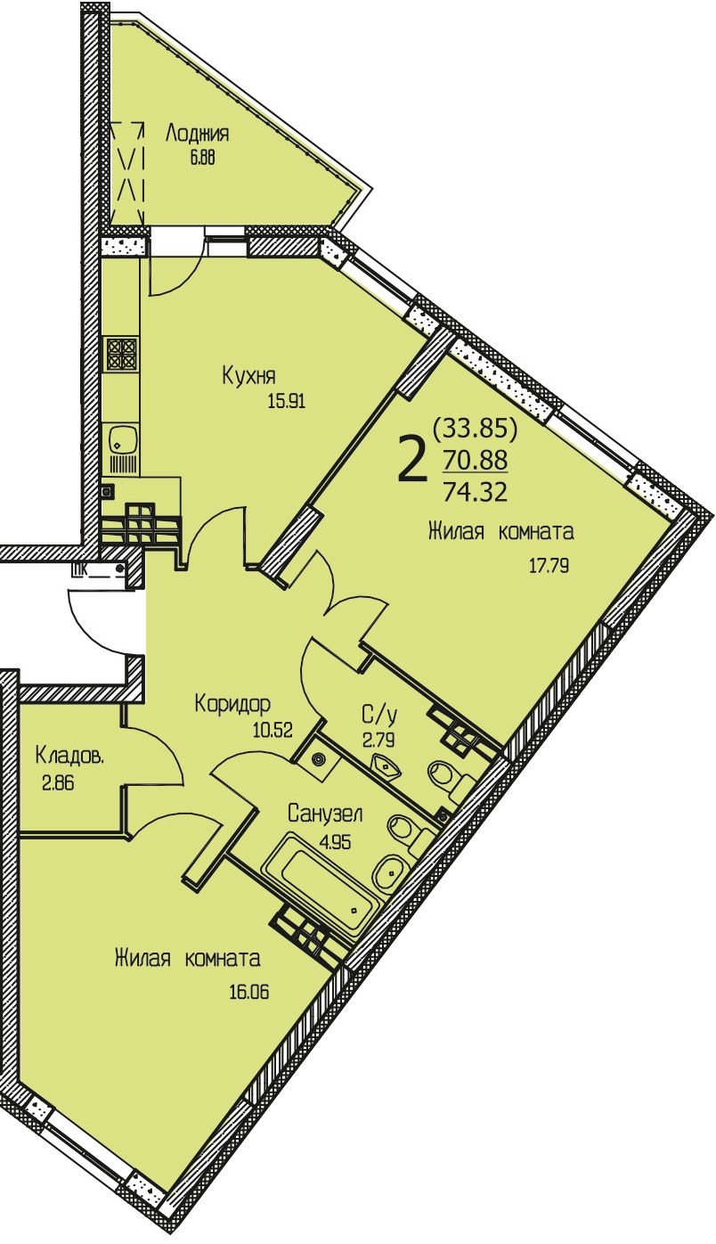 ЖК флагман Репина 52