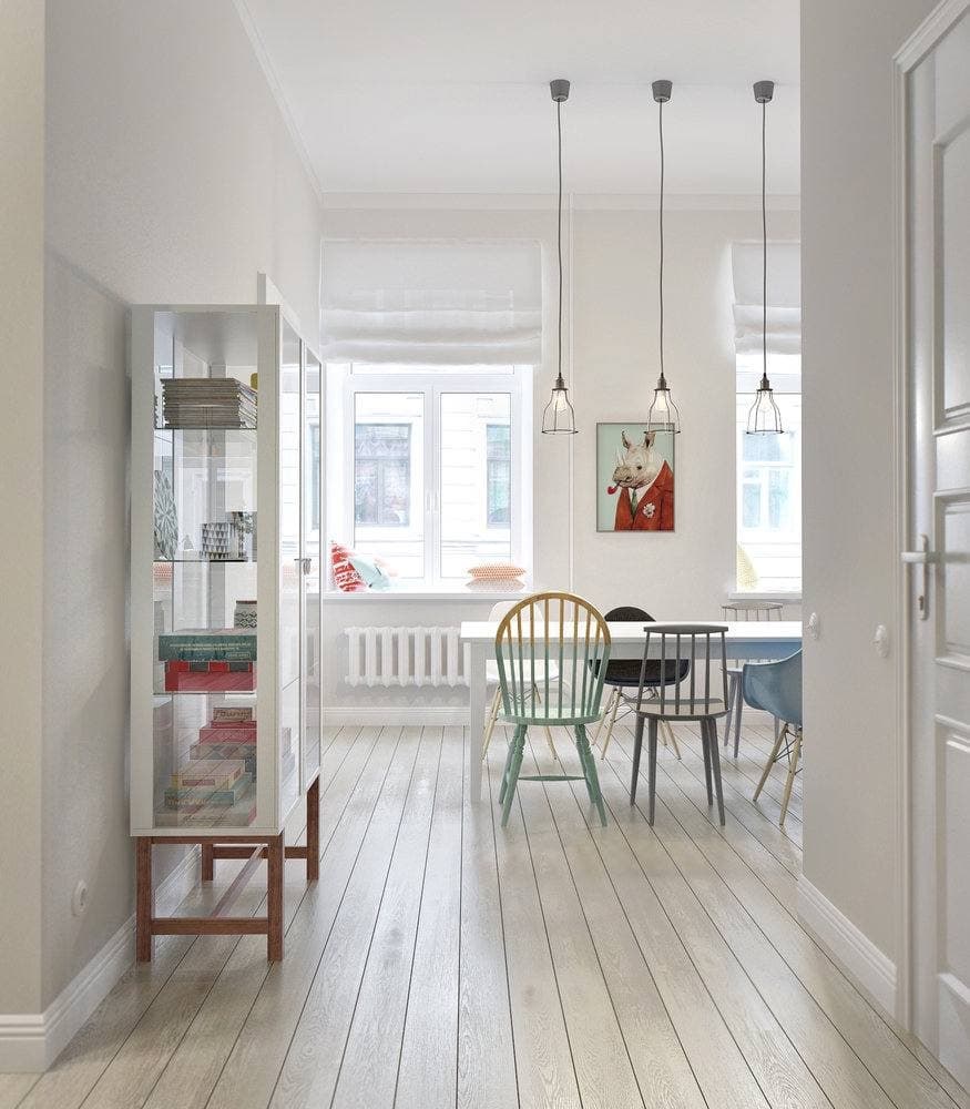 Скандинавский стиль в интерьере квартиры